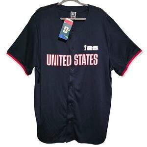 New Men's United States FIFA World Cup 2026 Men's Baseball Jersey